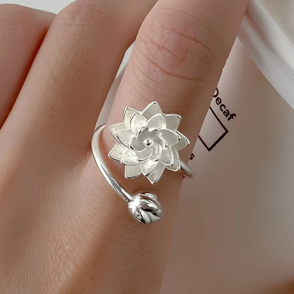 VENTFILLE 925 Sterling Silver Irregular Ring for Women Geometry Versatile Minimalism  Accessories Jewelry Gift Dropshipping