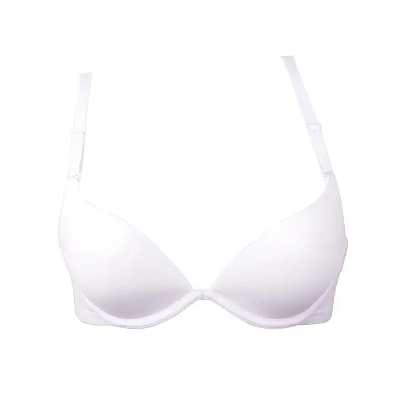 1/2 PCs Small Young Lady Bust Sexy Deep V Cup Bra For Women Push Up Lingerie Seamless Bralette Deep U Plunge Intimates Brassiere