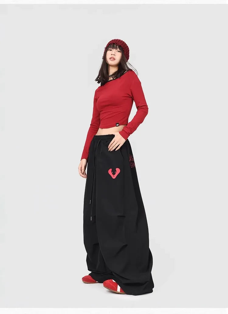 CBXLAB Street Dance Women' s Black snake hip hop quick-drying long pants jazz spicy girl casual pants kpop sports pants trendy