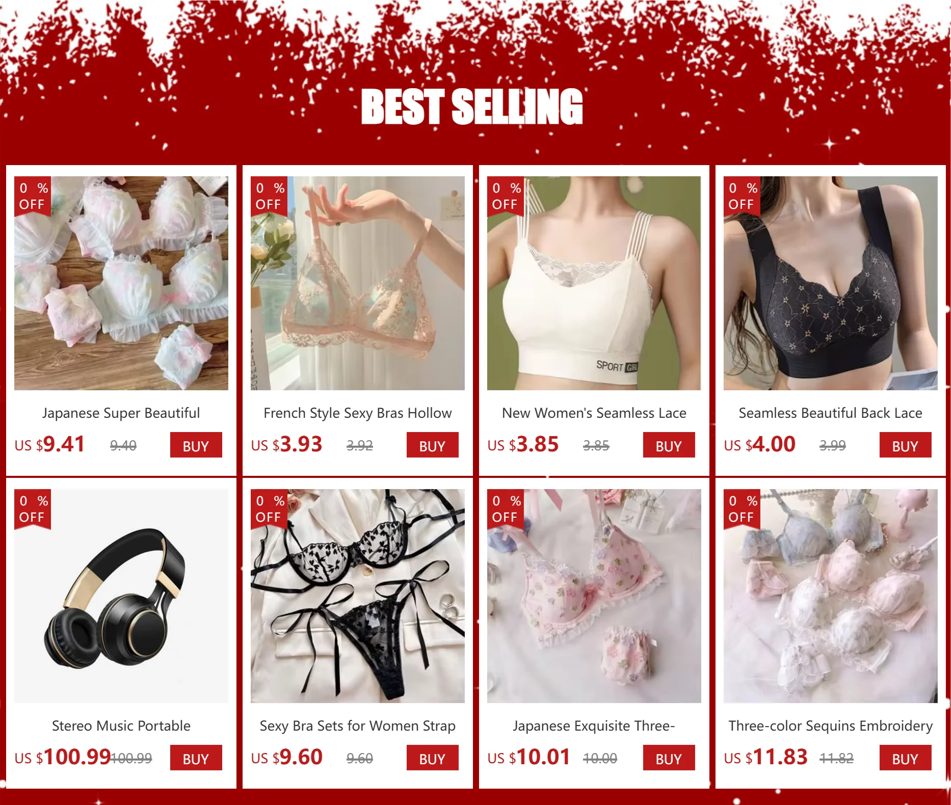 French Style Sexy Bras Hollow Lace Push Up Seamless Underwear Wireless Lingerie Intimates Triangle Cup Brassiere Soutien Gorges