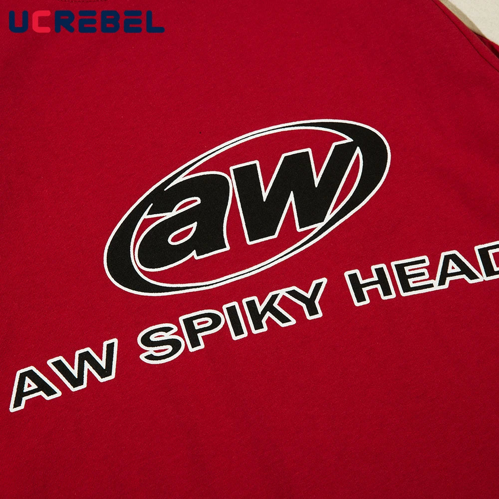 Letter Print Short Sleeve T-shirt Mens Summer Casual Crew Neck Contrast Paneled Cotton Loose Tee Men