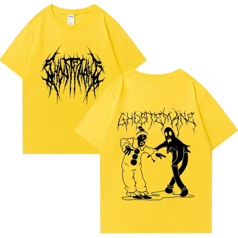 Hot sale Ghostemane Graphics T shirt 2024 Men Women Street Hip Hop Tops Retro Casual Tee Oversized Cotton short sleeve T-Shirts