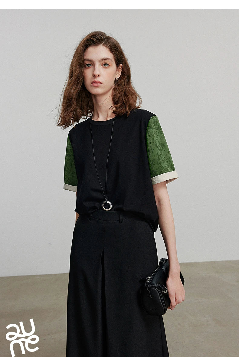 TOYOUTH Women Short Sleeve T shirt 2025 Summer New Casual Tops 8521048