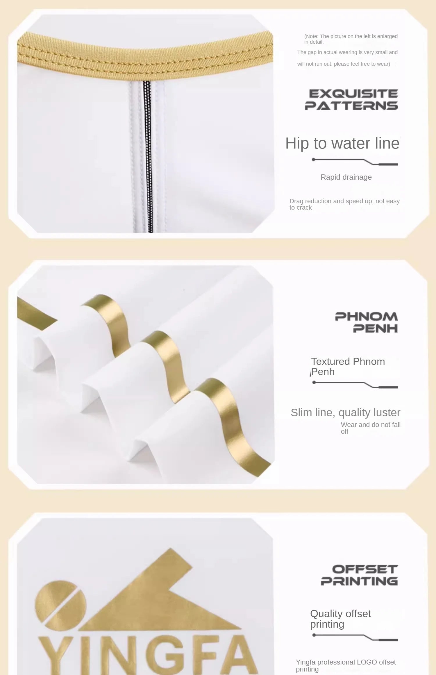 Super-Premium Quality Spandex Competitive Swimsuit White Women Fastskin Knee-Length Training Swimsuit Ladies Swimming Outfit