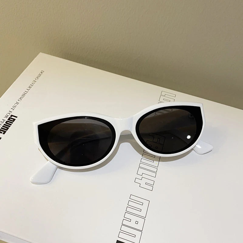 New Arrival Cat Eye Sunglasses Women Oval Glasses Vintage Brand Elliptic Square Sun Glasses for Female Shades Female Eyewear