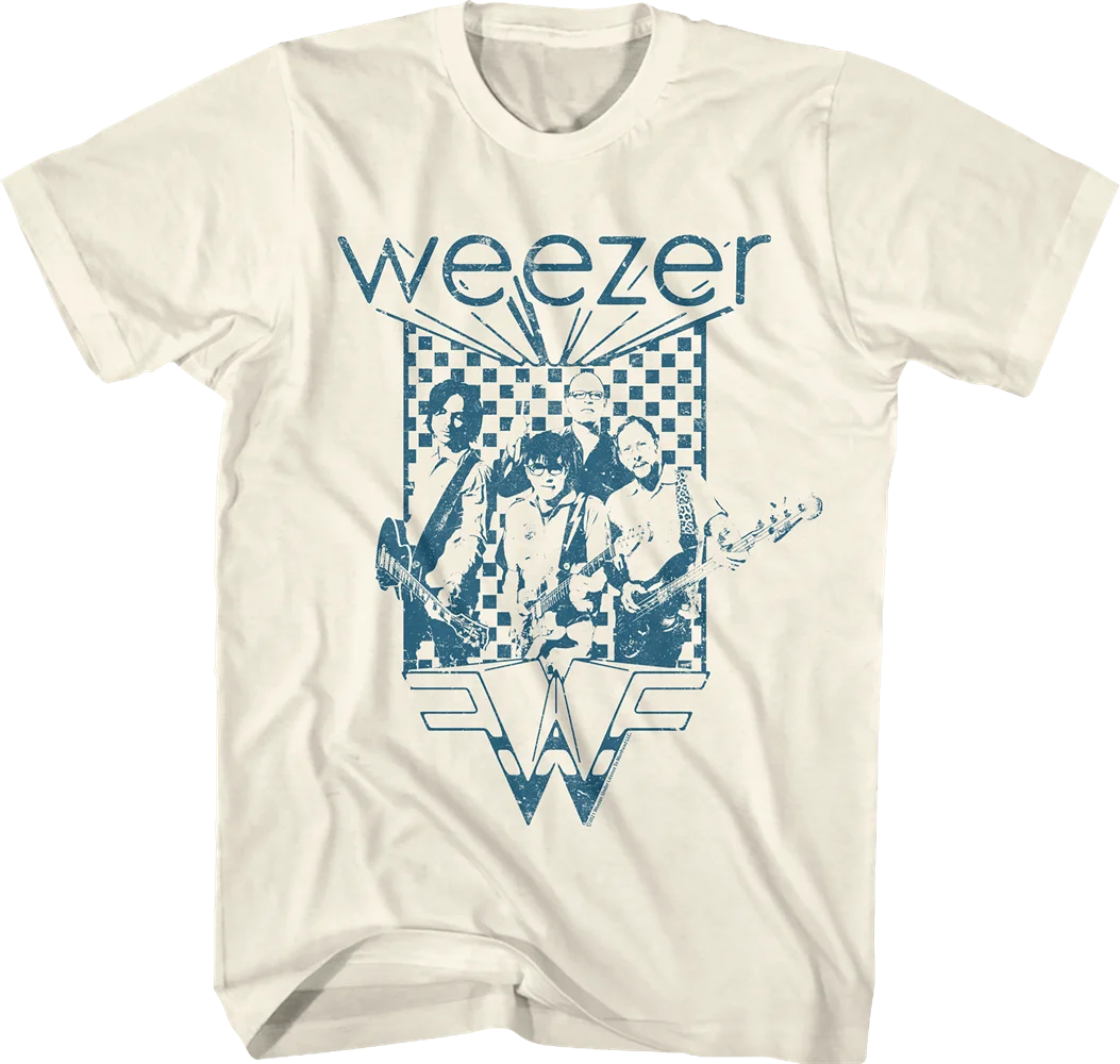 Weezer Band Cotton T Shirt Vintage Men Women Hip Hop Tee Fashion Short Sleeve Tshirt Oversized T-shirts Streetwear Tops Clothing