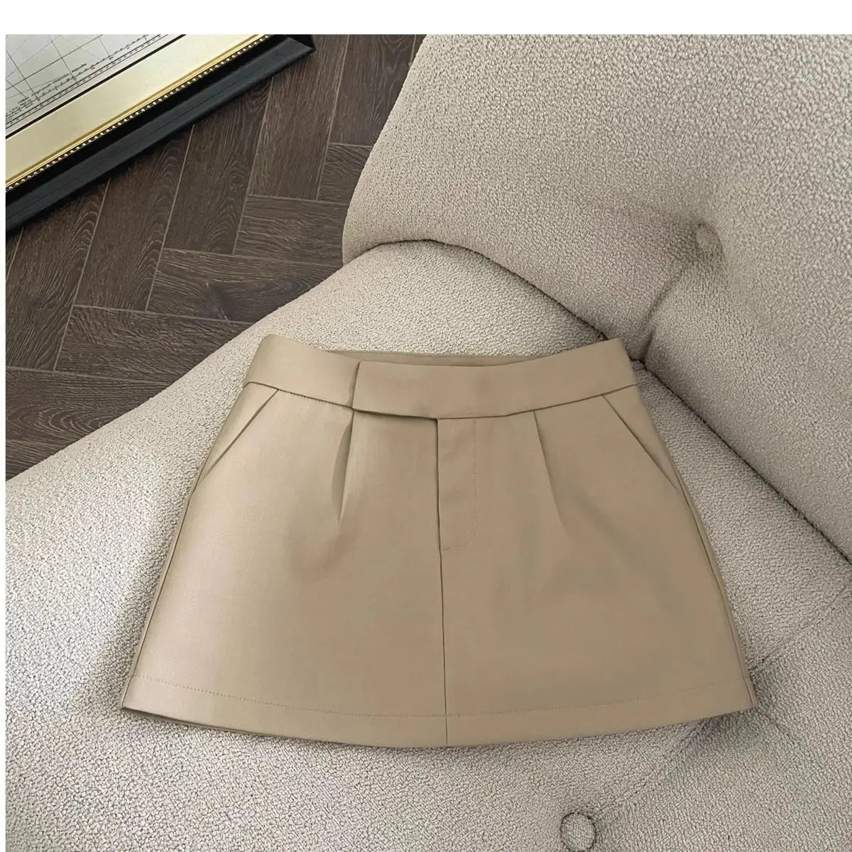 Vintage Skirts Women Fashion Streetwear Casual Skirts Solid Pockets Wrap The Buttocks Sweet Mini 2025 New Spring Summer Skirts