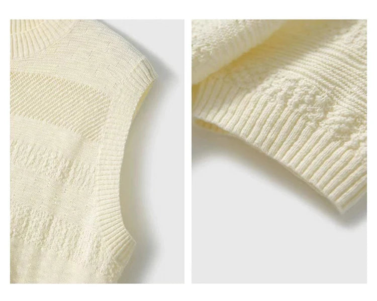 Women's Fashion Sleeveless Tees ONeckPullover Summer Worsted Wool Top Hollow Out T-Shirts Simple Elegant And Smooth Cool Comfort