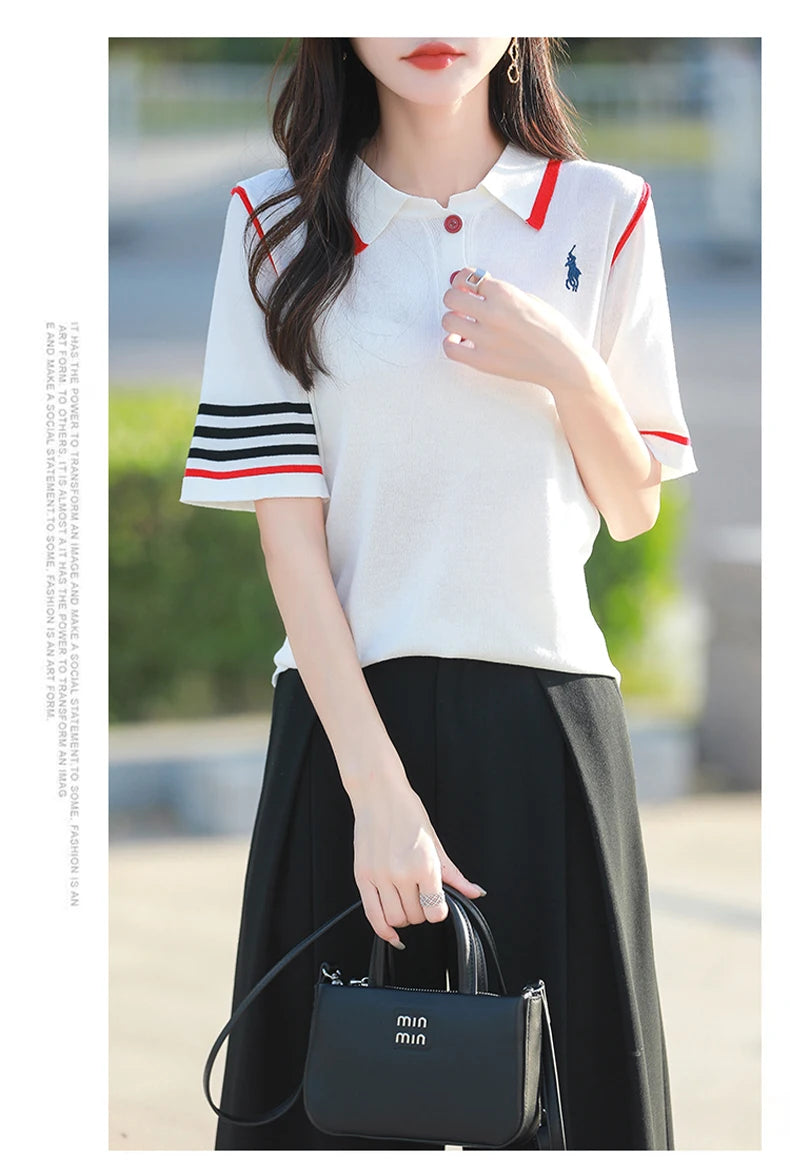 2025 Spring and Summer Women's High end Embroidered Cashmere Hoodie Flip Collar Women's Hoodie New High quality Top