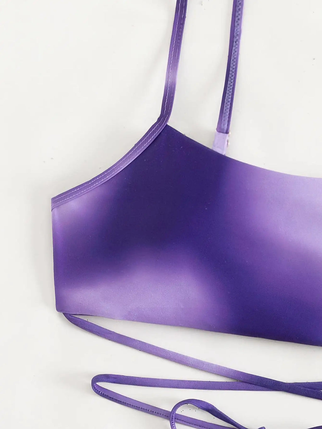 3 Pieces Ombre Lace Up Bikini Swimsuit & Beach Skirt Sexy Swimwear Women 2025 Bathing Swimming Swim Suit Female Summer Beachwear