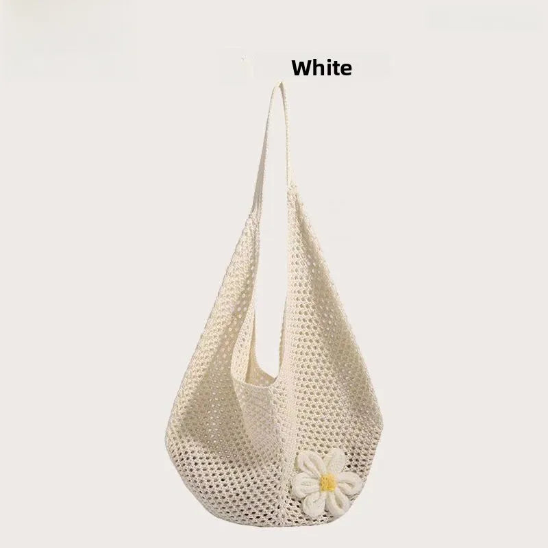 Zar Fendan 2025 Summer New Lazy Weaving Large Capaci Beach Bag Women's Tote Bag Versatile ular Artistic Sle Canvas Bag