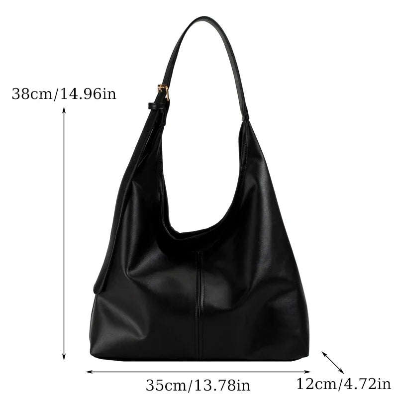 New Tote bag hand bill of lading shoulder women's bag retro simple large bag Tote bag