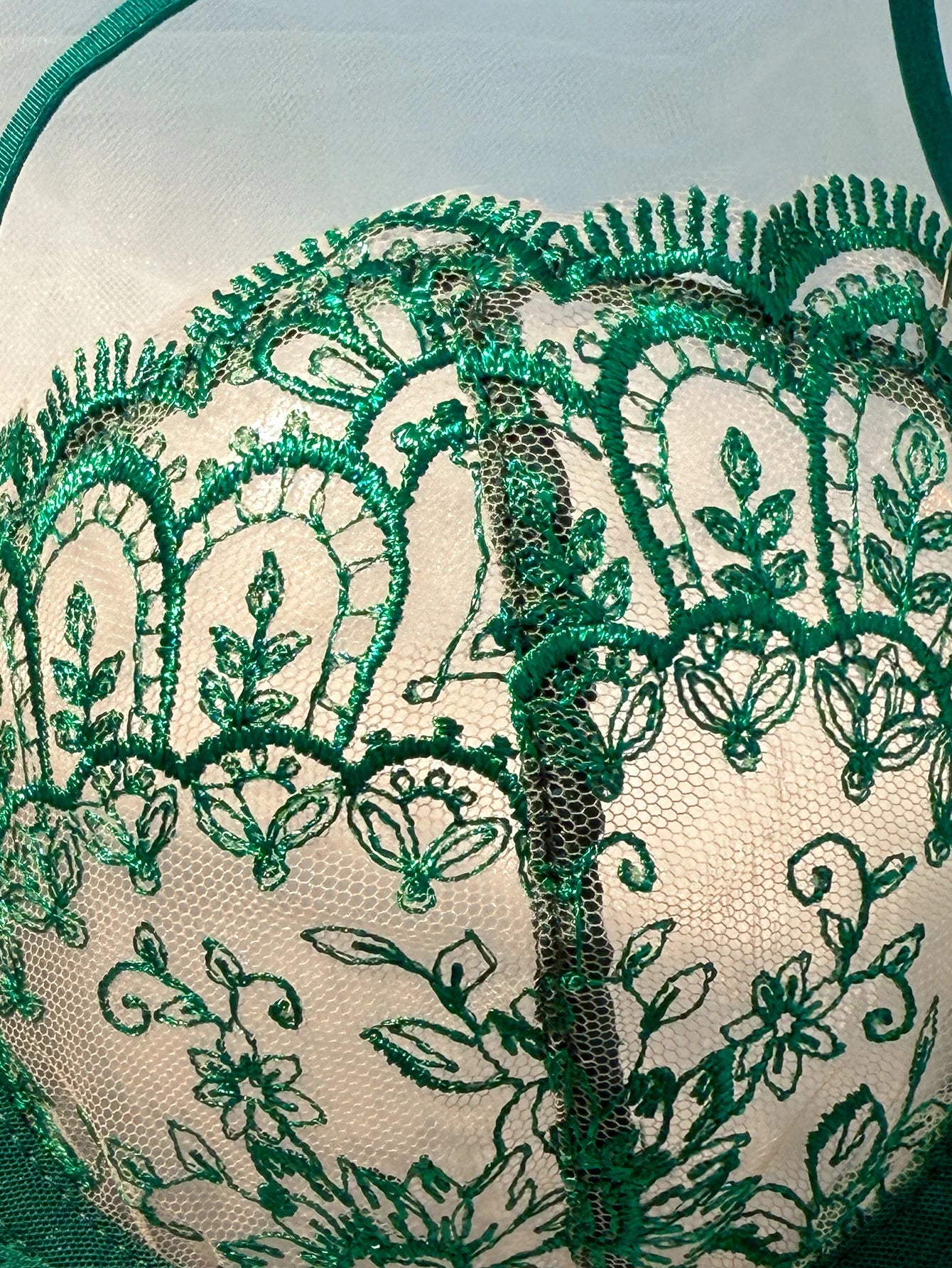 2-piece women's black comfortable lightweight bow semi transparent lingerie set