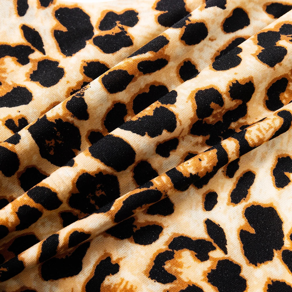 WarmSteps 3Pcs/Set Sexy Leopard Thongs Women's Panties Thongs 2024 New Female Underwear Seamless Printed Panties Ice Silk Briefs