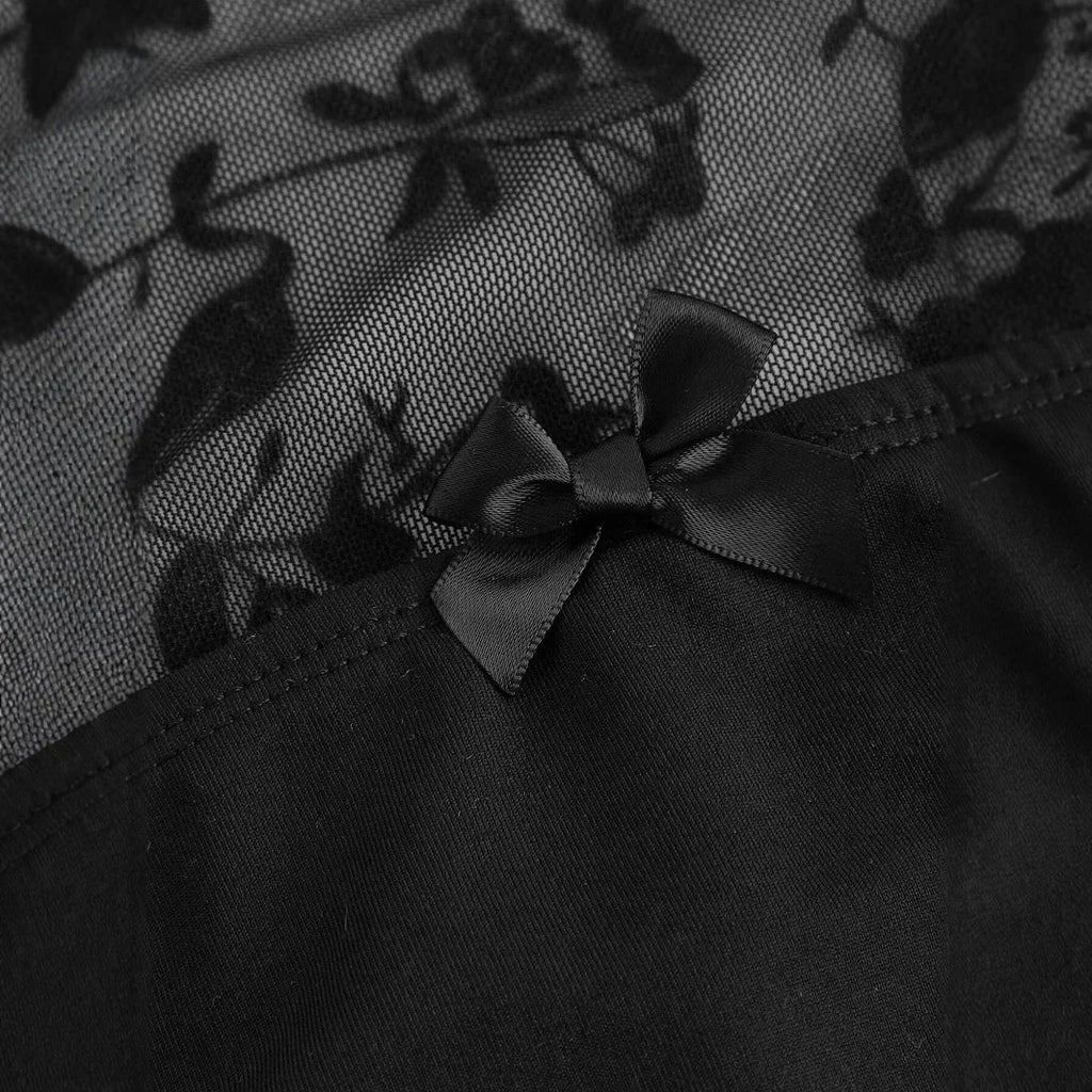 Design Sensation Lace Splicing Long Sleeve Mesh T-Shirt Sexy Elegant Style Full Sleeve Square Collar Polyester Fiber Top