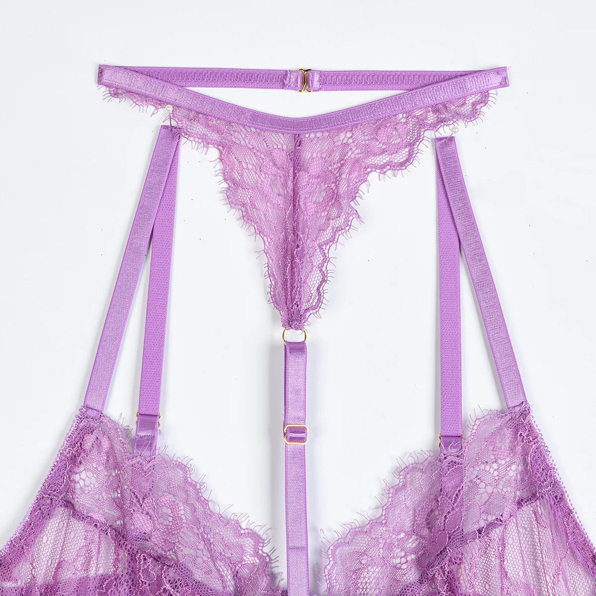 Diccvicc Beautiful Lingerie Eyelash Elegant Transparent Lace Bra Panty Set Floral Embroidery Women Sexy Underwear Exotic Outfit