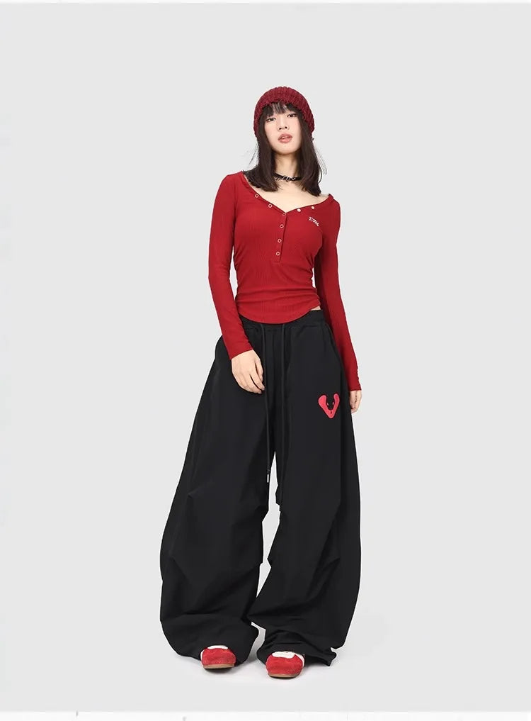 CBXLAB Street Dance Women' s Black snake hip hop quick-drying long pants jazz spicy girl casual pants kpop sports pants trendy