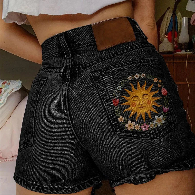 Casual Denim Shorts Women's Summer Versatile Mom Jeans Cross-Border Trade Quality Fashionable Chinese Mainland Product