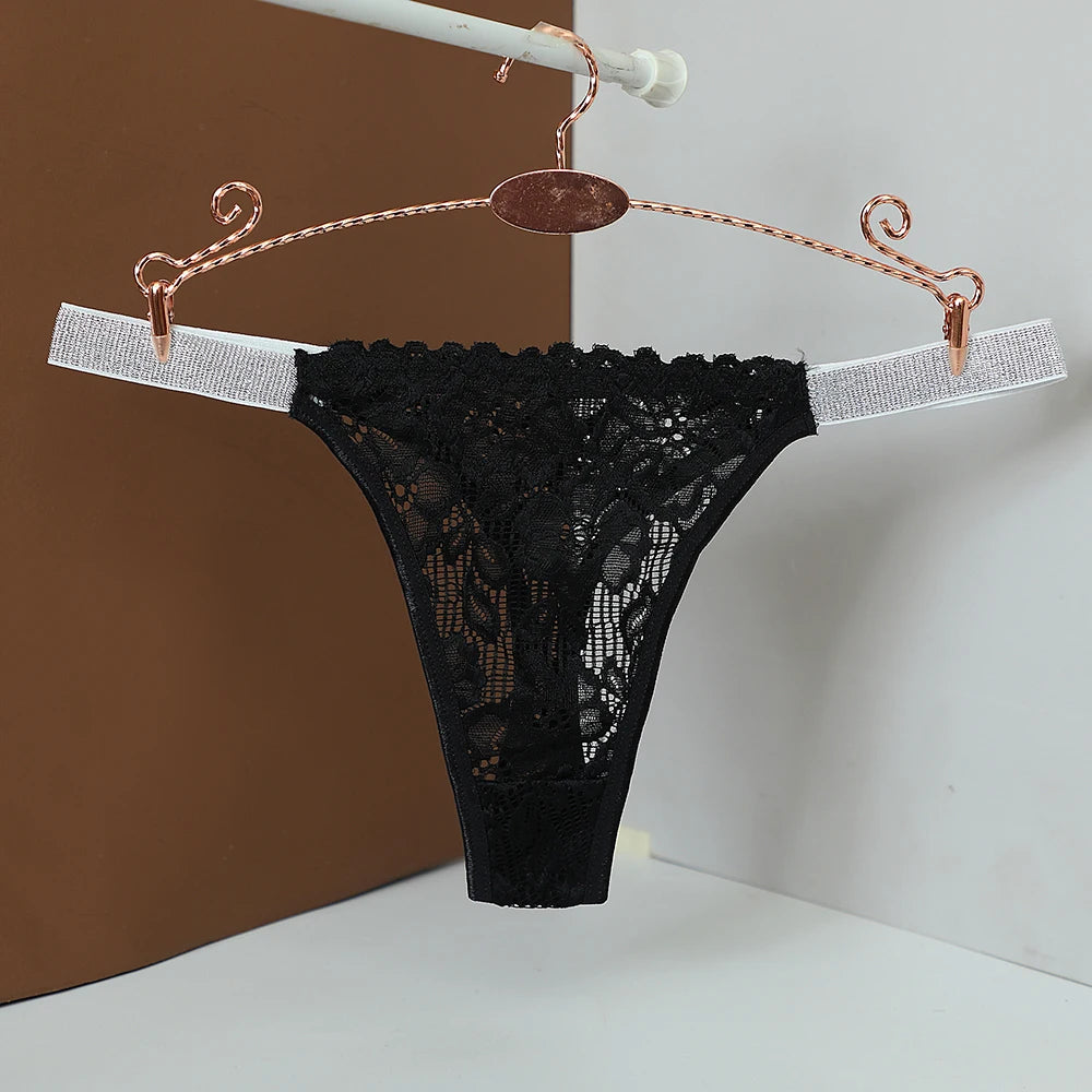 Sexy Female Llingerie  Floral Hollow out Lace Panty for Women Low-Waist Sexy Briefs Intimate Female Underpants Perspective Desig