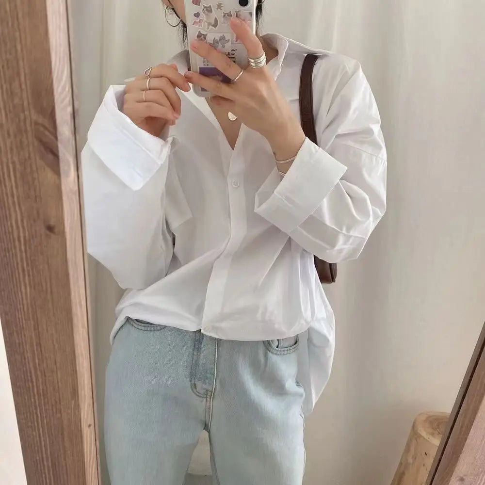 Slim Fit Plaid Long Sve irt Women's Spring Autumn Thin Sle  Collar Button down Casual Faion Outerwear