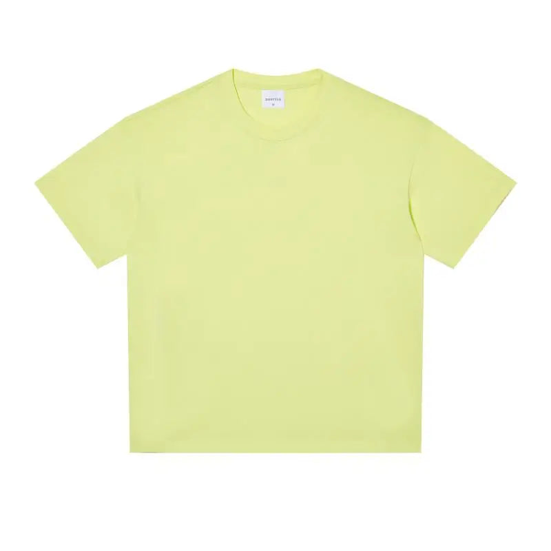 Oversized T Shirt for Men Women 280gsm Heavy Cotton Shirts Summer O-neck Oversize Tees Solid Casual Streetwear Fashion Clothing