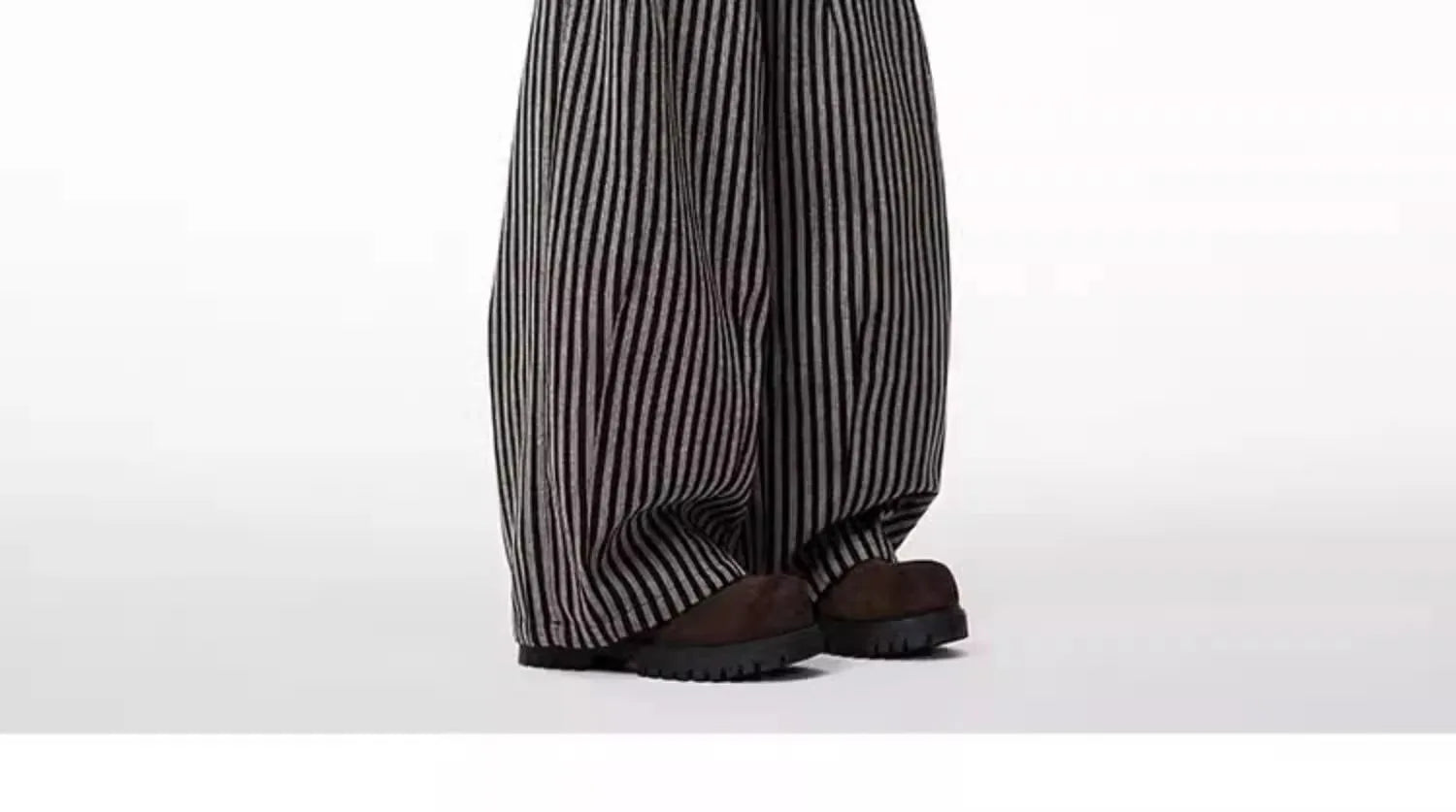 Women's Black Gothic Striped Long Pants Baggy Sweatpants Harajuku Y2k Emo Vintage Oversize Trousers Japanese 2000s Style Clothes