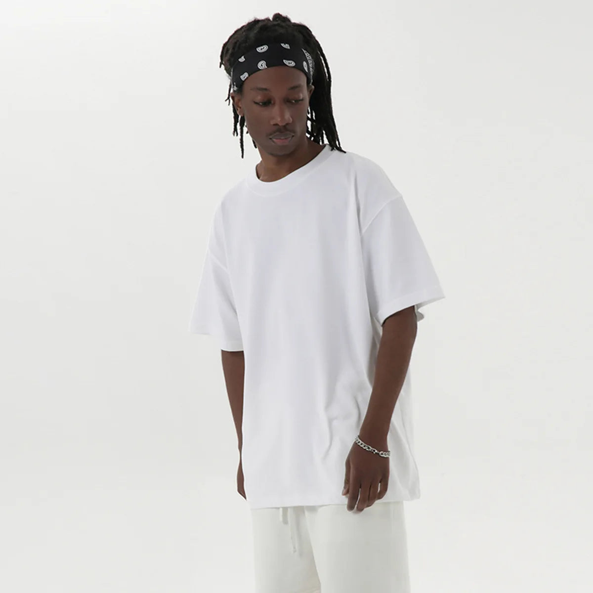 Oversized T Shirt for Men Women 280gsm Heavy Cotton Shirts Summer O-neck Oversize Tees Solid Casual Streetwear Fashion Clothing