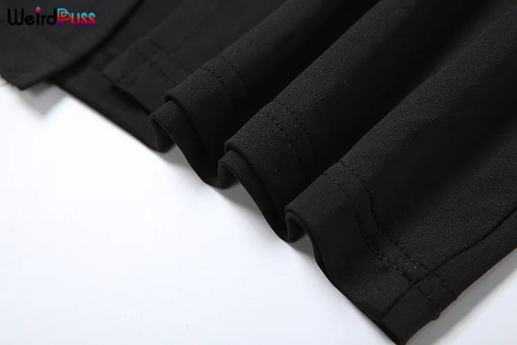 Weird Puss Sexy Camis Dress Women Skinny Patchwork Chest Summer Elegant Skinny Elastic Stretch Maxi Bodycon Clubwear Vestidos