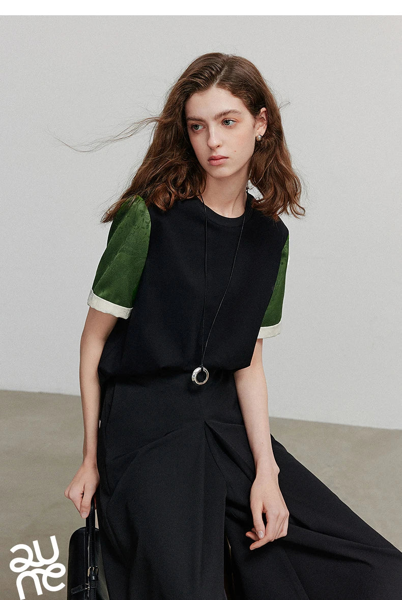 TOYOUTH Women Short Sleeve T shirt 2025 Summer New Casual Tops 8521048