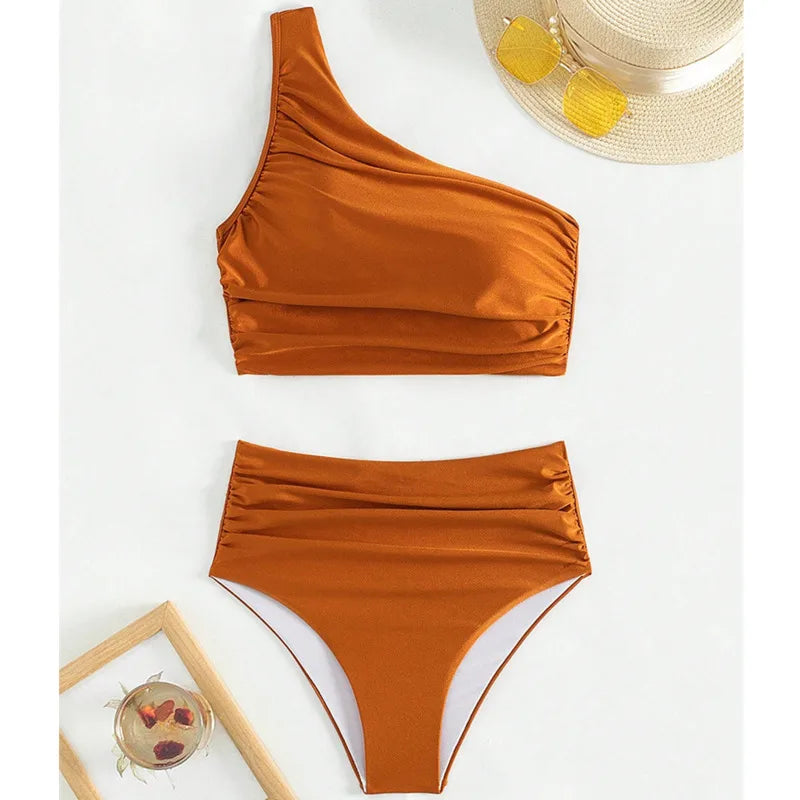 Sexy Bikinis High Waisted Swimsuits Women Swimwear Push Up Female Beach Swimming Wear Two-Piece Bathing Suits Pool Bather 2025