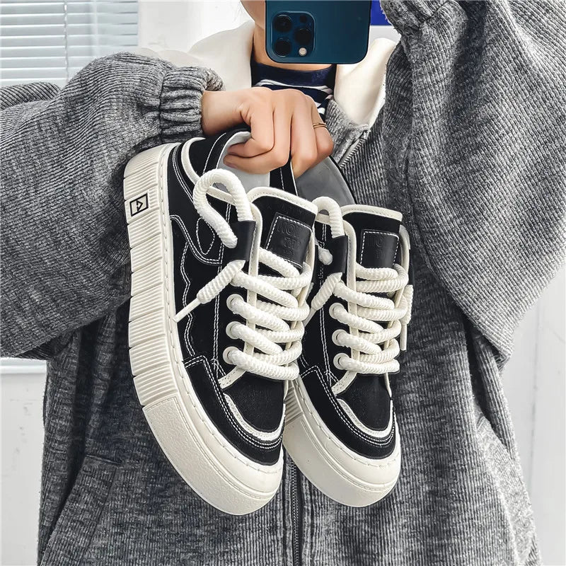 Fashion casual shoes with small white shoes classic board shoes work shoes