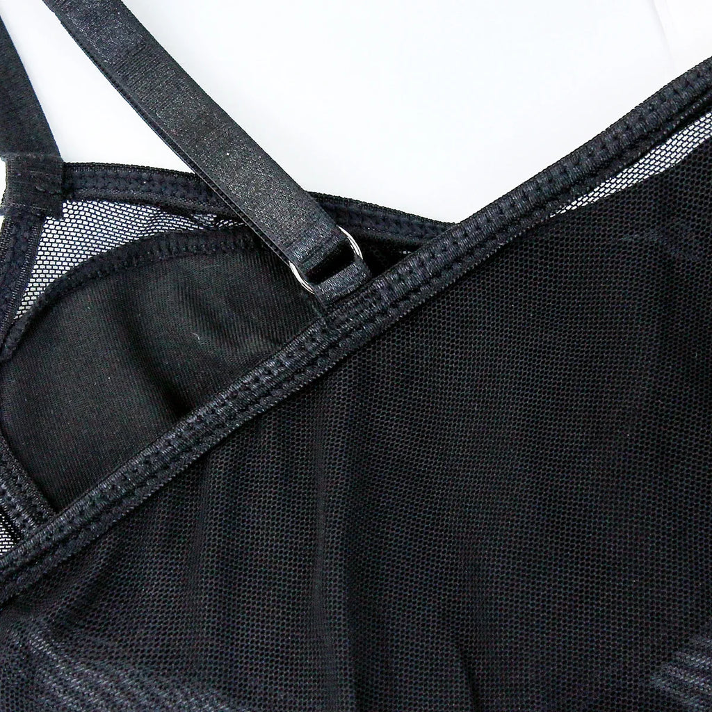 2025 Women's Clothing, Deep V-neck Shaping, Sexy Tight Fitting Adjustable Shoulder Straps, Reinforced Soft Padded Bra, Top