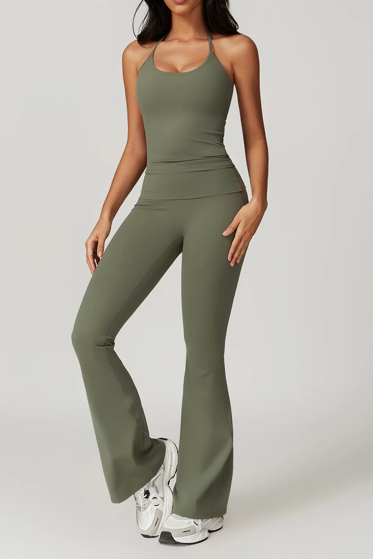 Yoga Pants Women Bell Bottoms High Waist Sport Flare Pants Gym Fitness Leggings Women Female Legging Tummy Control Running Tight