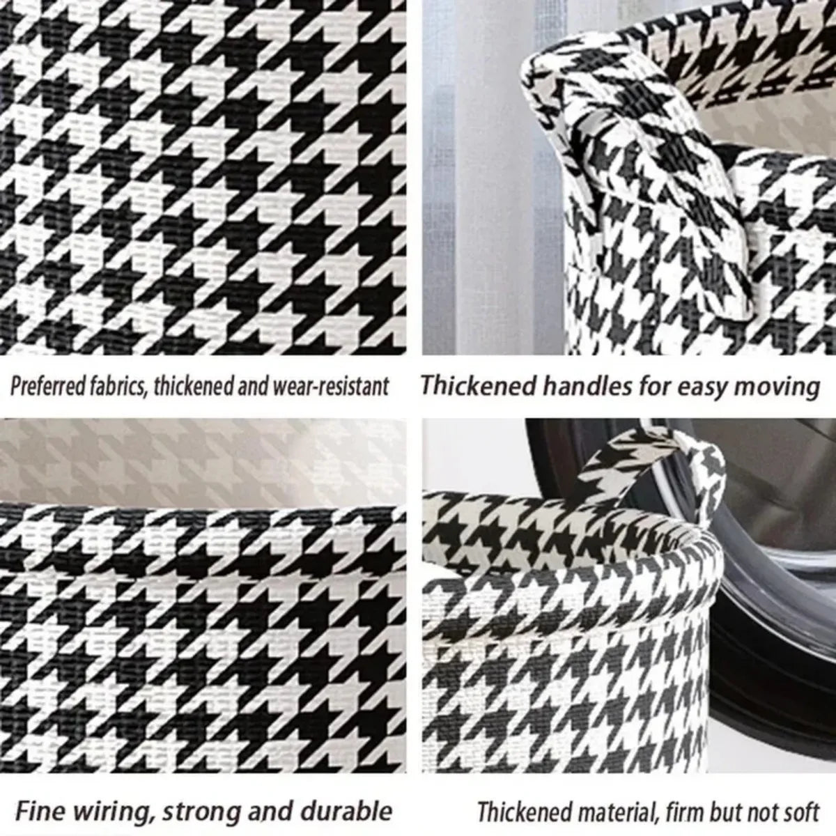 Foldable Large Capacity Laundry Basket Non-Woven Storage Bucket Bathroom Toys Dirty Clothes Household Organizer Laundry Hamper