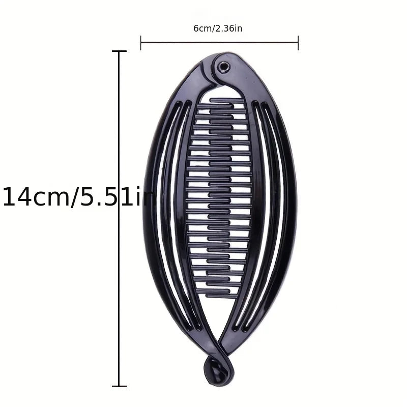 Hot New Fashion Banana Clip Set Fish Clip Coiled Hair Insert Comb Hair Side Comb Beaded Hair Clip Hair Comb Headdress