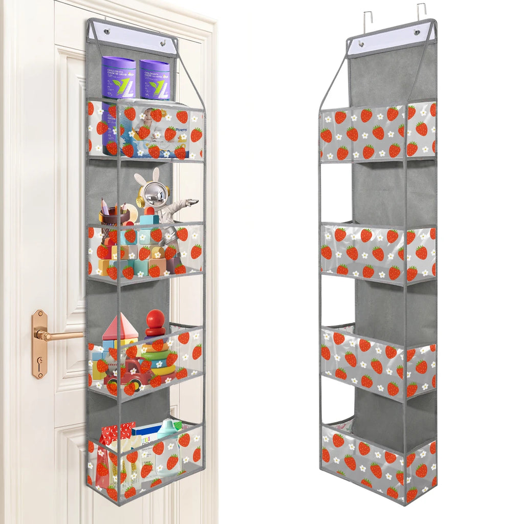 1pc 4 /6Layer Over The Door Hanging Organizer Cosmetics Wall Hanging Storage Organizerfor Nursery Bathroom Closet Bedroom Dorm
