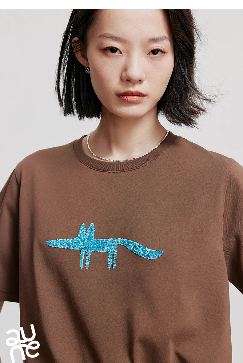 TOYOUTH Women Short Sleeve T shirt 2025 Spring New Tops 8521035