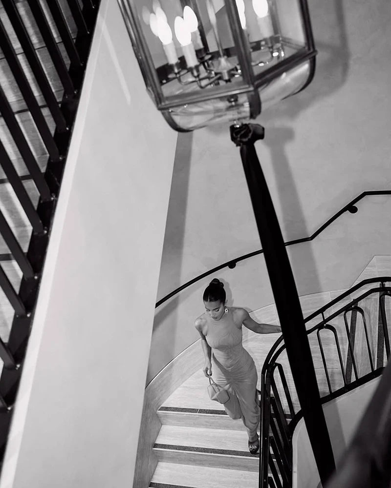 Mozision Sleeveless Ruched Sexy Maxi Dress For Women Gown Fashion Two Layer Mesh Bodycon Club Long Dress Vestido Elegant