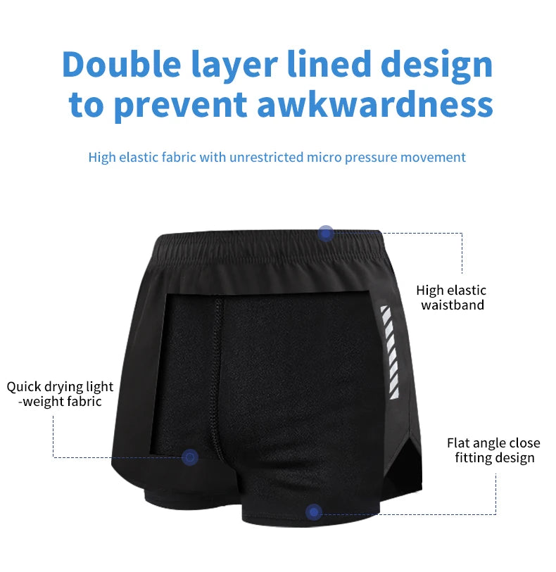 Swimming Trunks Men's Anti-embarrassment Loose Quick-drying Men's Swimming Trunks Swimsuit Suit Beach Professional Adult Hot
