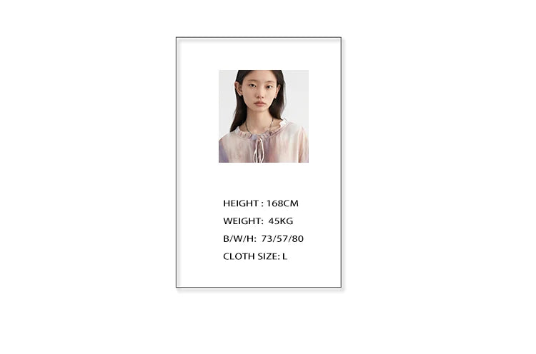 CHIC VEN Women Loose Lace Up Shirt Solid New Korean V-neck Pleated Raglan Long Sleeved Blouses Female Tops Spring Summer 2025