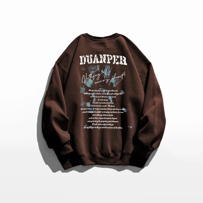 American Retro Street Sle Simple Long Sve round Ne Women's Sweatirt Casual Versatile Cotton Classic Winter Faion