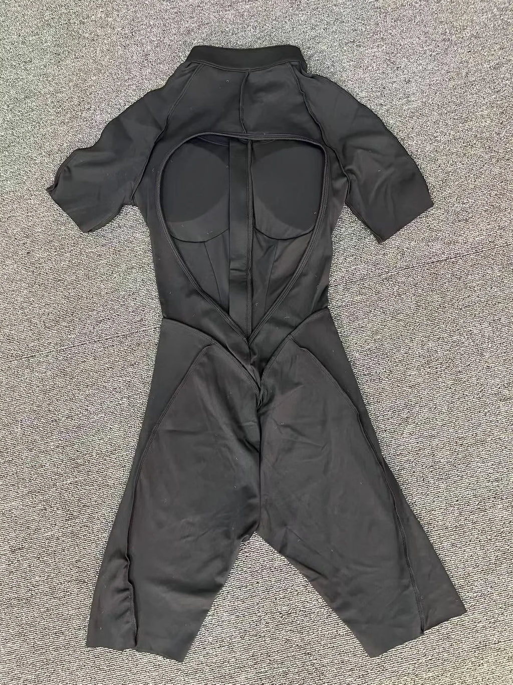 Women's Sports Jumpsuit Zipper Yoga Set Fitness Combination Lift Buttocks Bare Back Gym Sexy Sports Jumpsuit Gym Romper