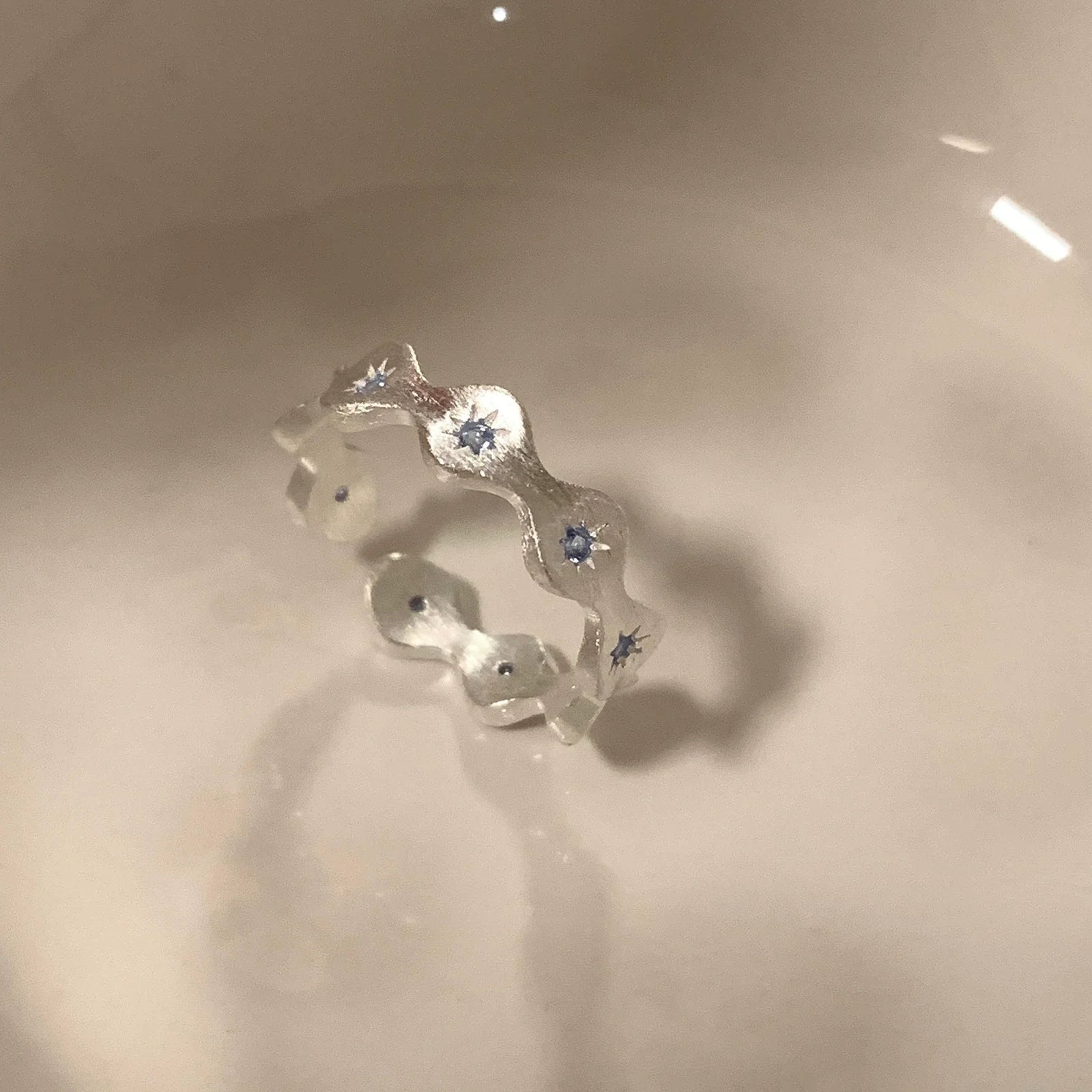 VENTFILLE 925 Sterling Silver Irregular Ring for Women Geometry Versatile Minimalism  Accessories Jewelry Gift Dropshipping