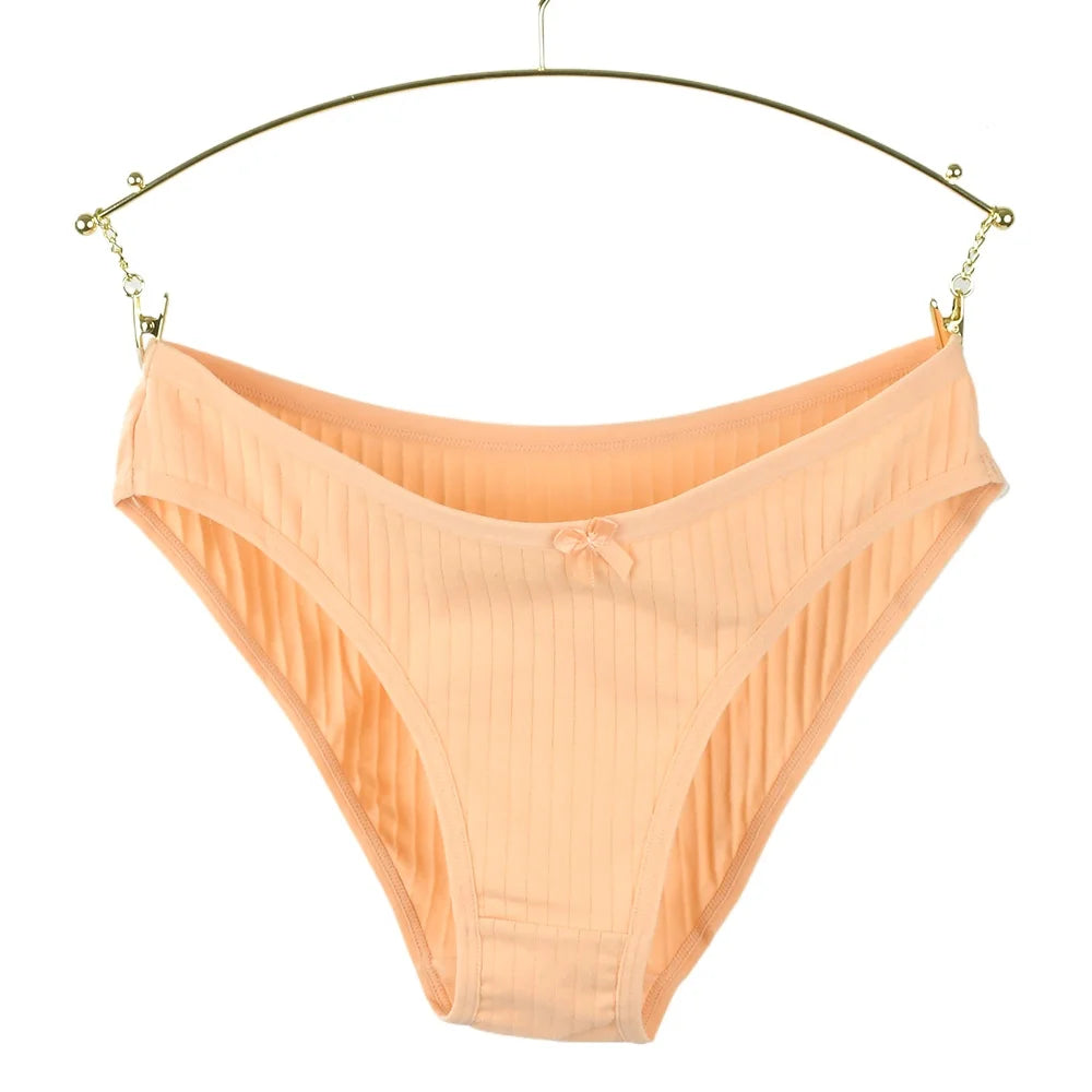 3pcs Women Panties Sexy Underwear Pure Cotton Underwear Panties For Student CuteMid-Waisted Briefs Female Ventilation Underpants