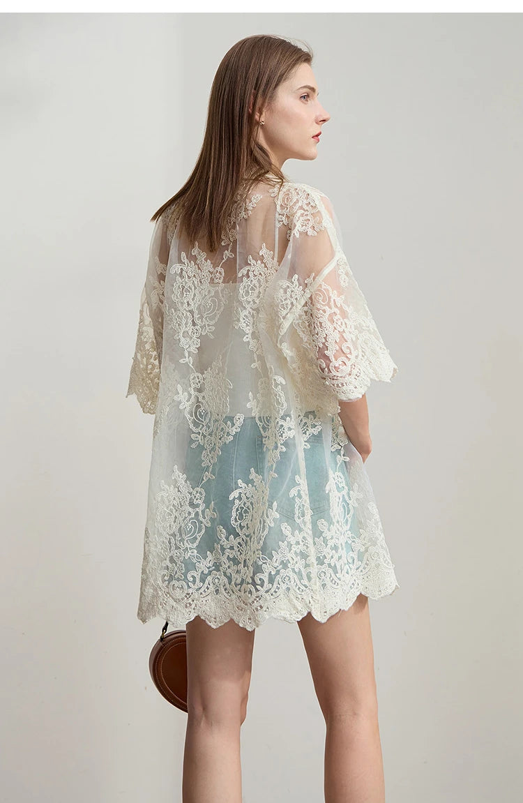 AMII Minimalist Office Lady Print Shirts Women Summer 2025 Short Sleeve Turn-down Collar Loose Blouses Female Fashion 12542155