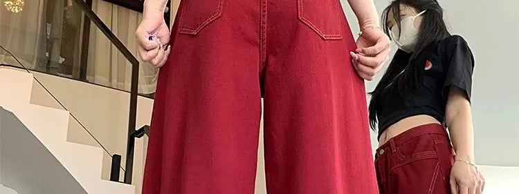 Streetwear Casual Cargo Pants for Women 2025 New Bottoms Straight Trousers Fashion Pockets Korean Pantalon Femme