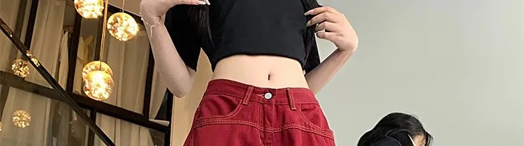 Streetwear Casual Cargo Pants for Women 2025 New Bottoms Straight Trousers Fashion Pockets Korean Pantalon Femme