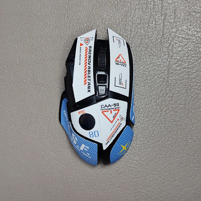 Mouse Grip Tape Skate Sticker Non Slip Suck Sweat Mouse Anti-Slip Sticker For Logitech G502 HERO