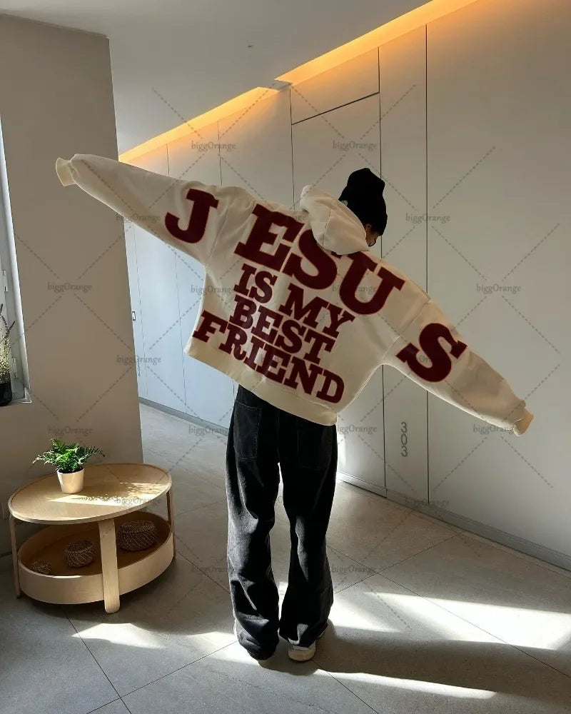 American Personalized Letter Print Loose Fashion Hoodie Women Y2K gothic Retro Harajuku Casual Versatile Oversized SweatshirtMen