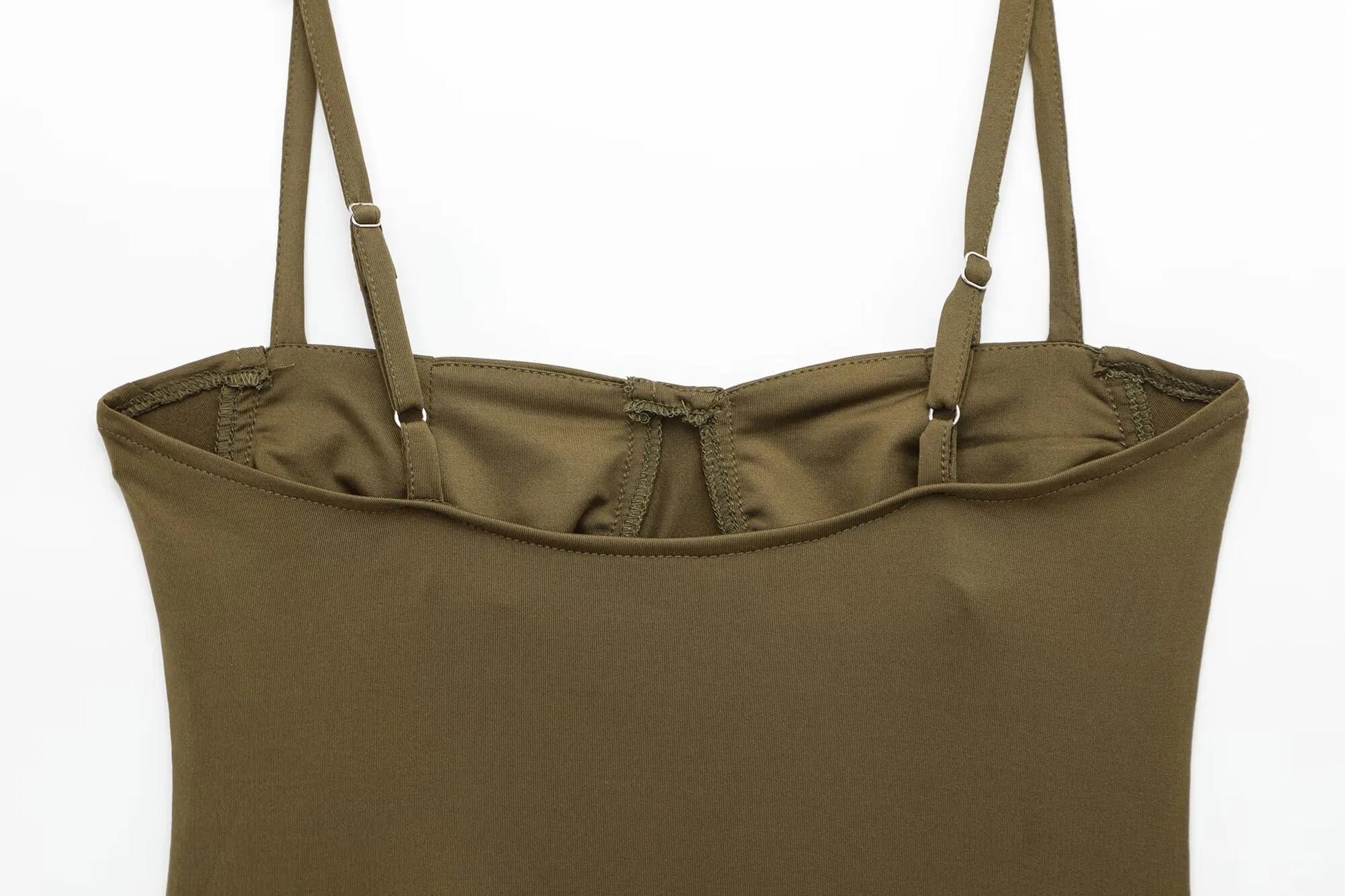 Zevity 2025 Women Sexy Spaghetti Strap Inner Style Beach Wear Bodysuits Ladies Soft Slim Swimsuit Playsuits Mujer Rompers LS9043